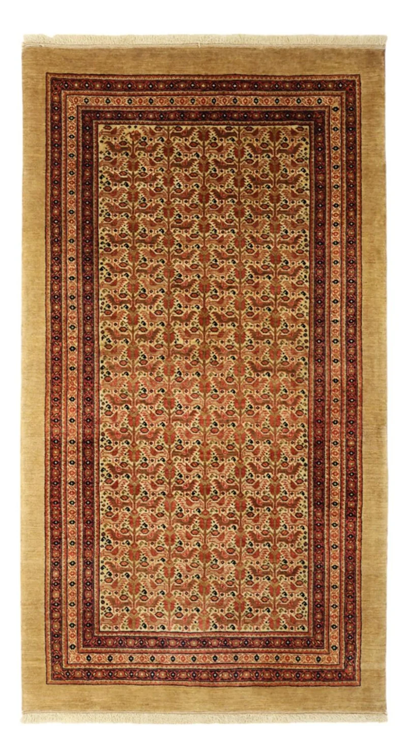 Loribaft Teppich Perser 103x187cm - Orientteppich - braun
