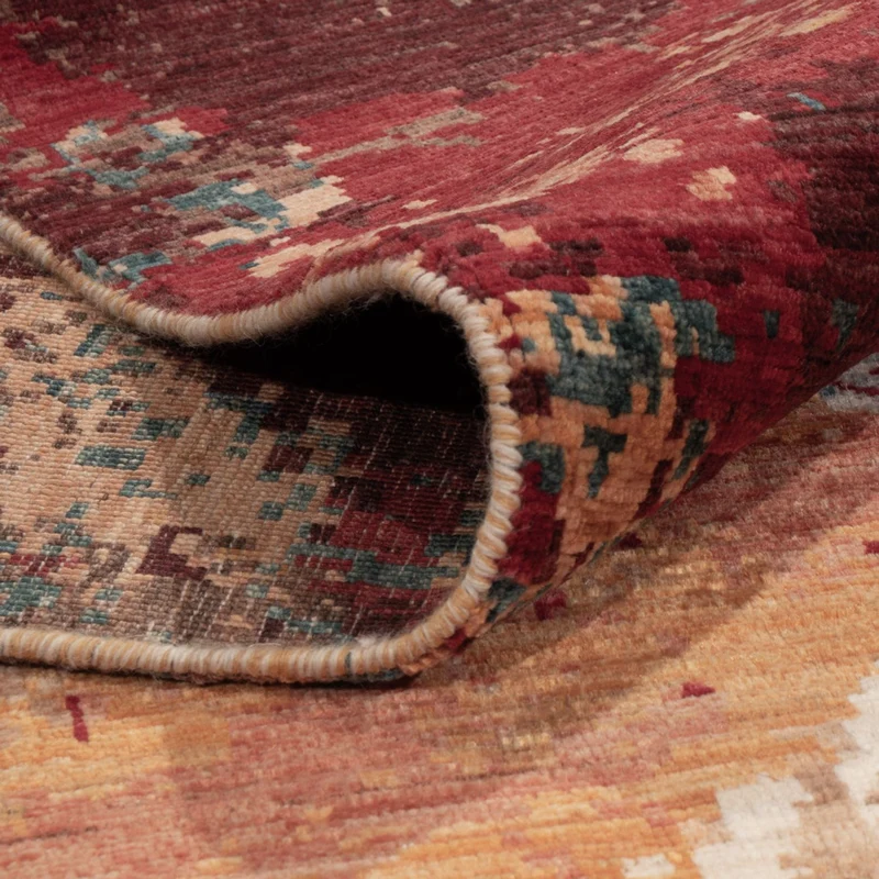 Designer Teppich 210x294cm - mehrfarbig