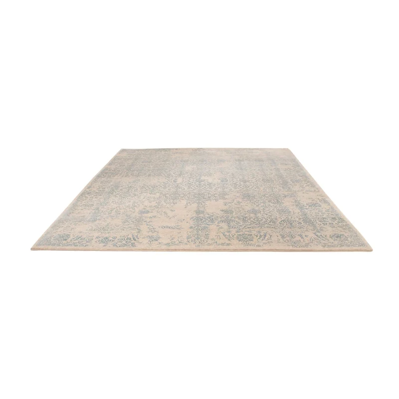 Designer Teppich 241x289cm - hellblau