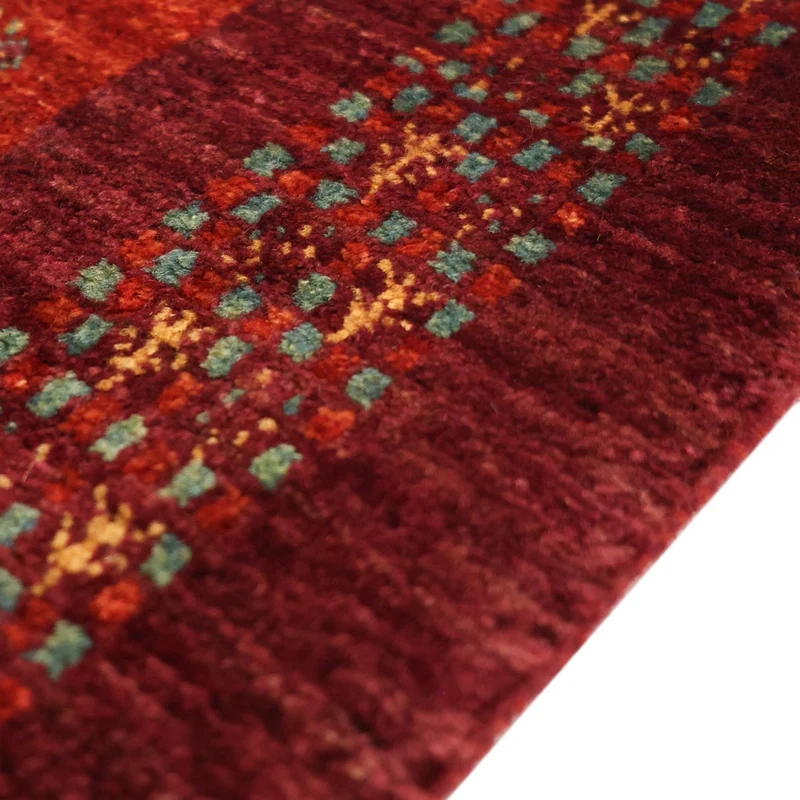 Kaschkuli Teppich 78x145cm - Perserteppich - dunkelrot