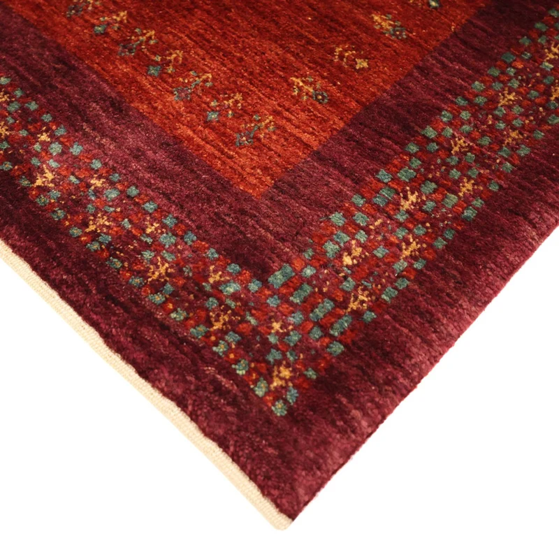 Kaschkuli Teppich 78x145cm - Perserteppich - dunkelrot