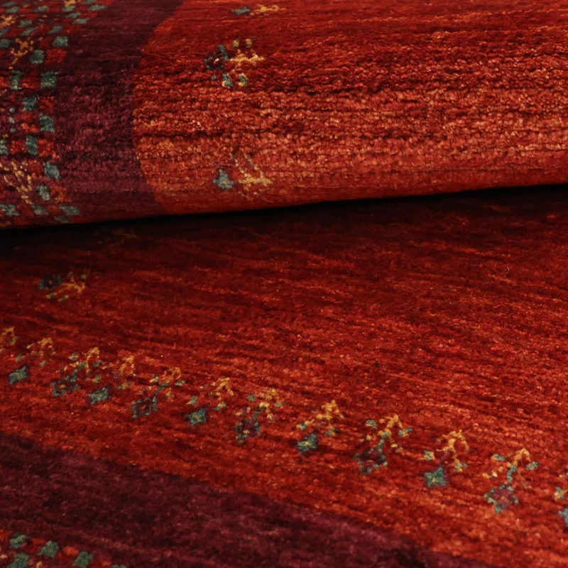 Kaschkuli Teppich 78x145cm - Perserteppich - dunkelrot