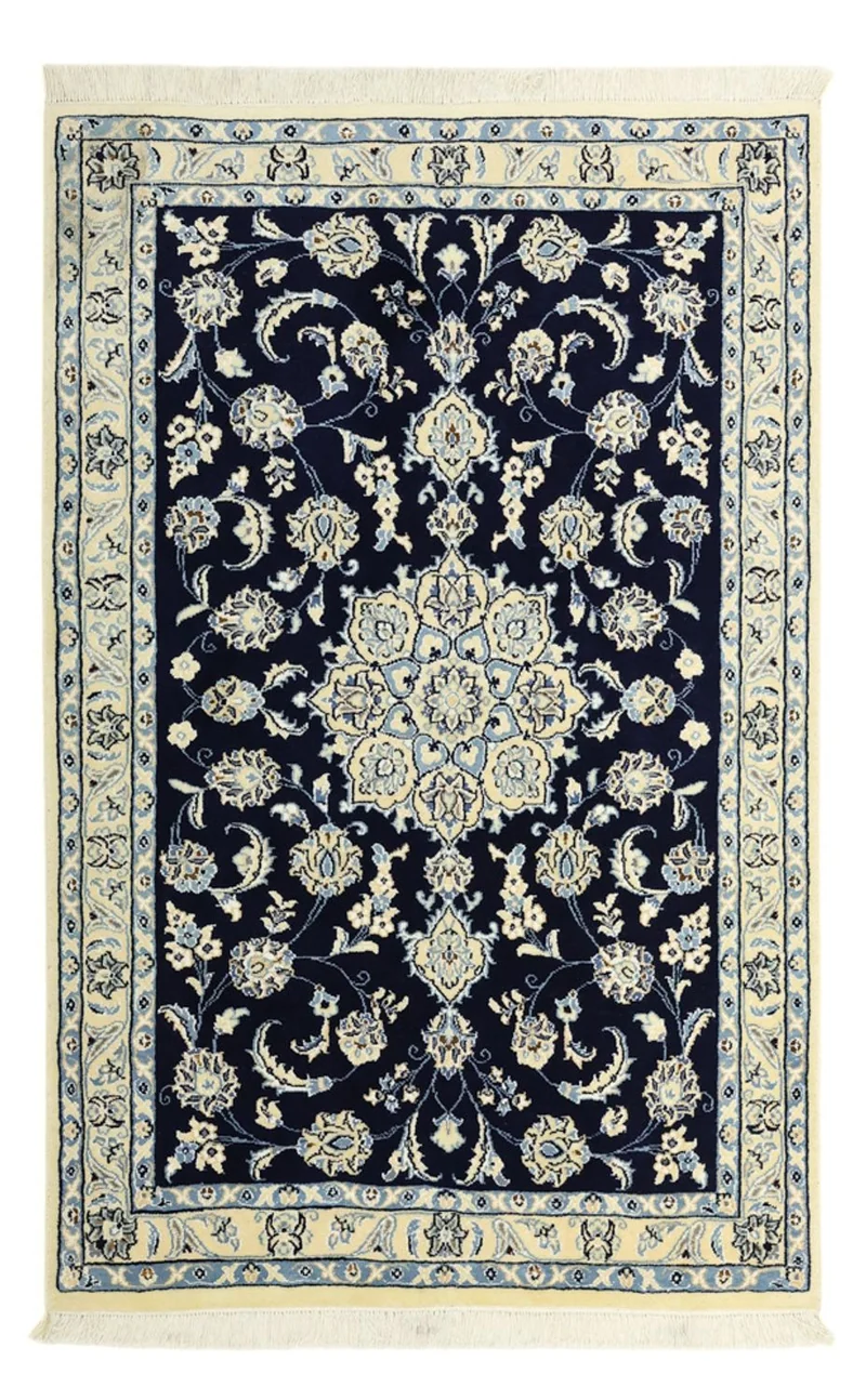 Nain - 9La Teppich 89x136cm - Perserteppich - dunkelblau