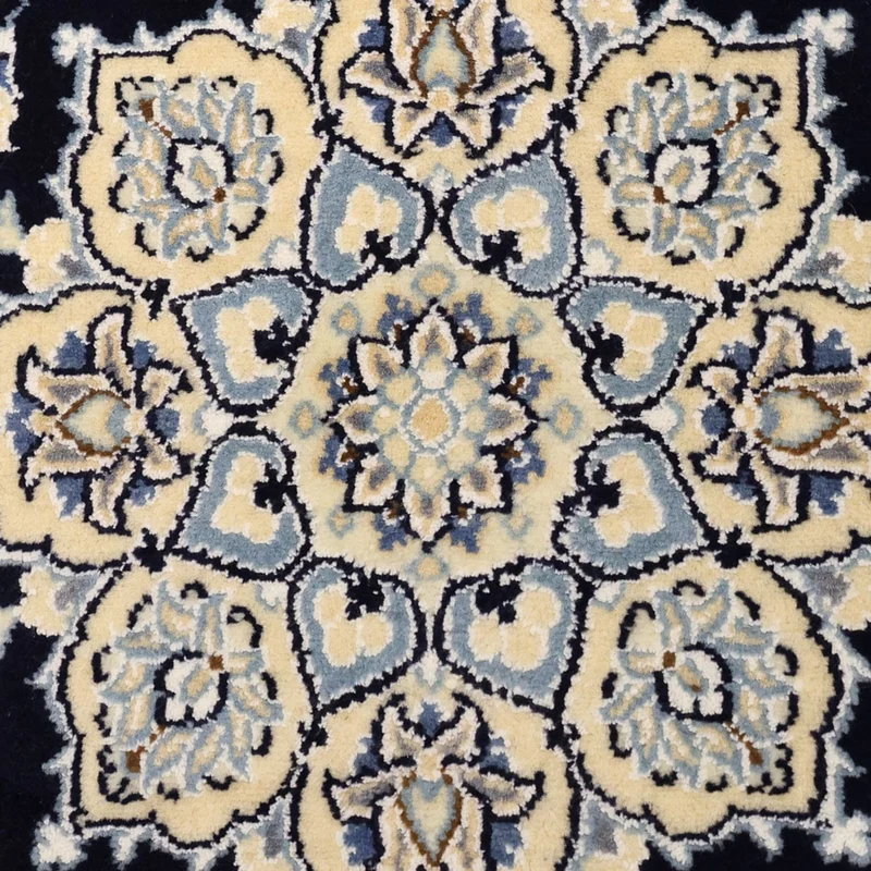 Nain - 9La Teppich 89x136cm - Perserteppich - dunkelblau