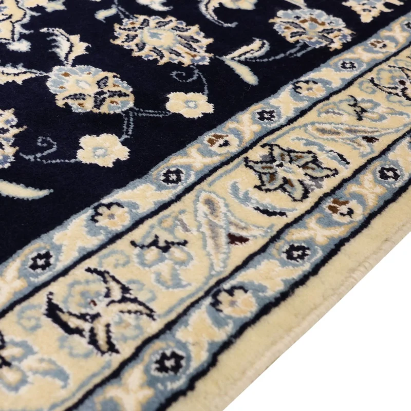 Nain - 9La Teppich 89x136cm - Perserteppich - dunkelblau