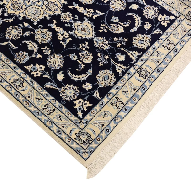 Nain - 9La Teppich 89x136cm - Perserteppich - dunkelblau