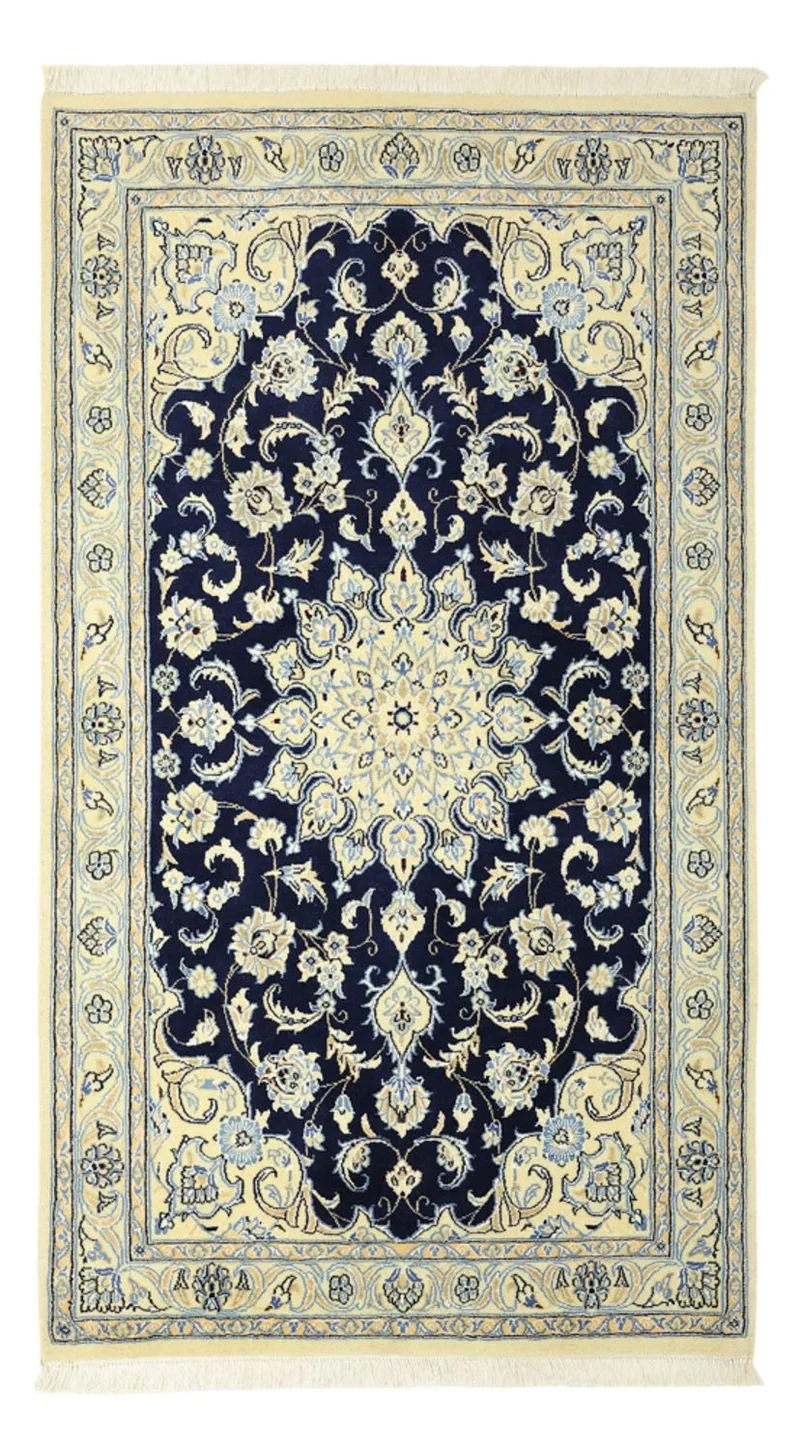 Nain - 9La Teppich 87x152cm - Perserteppich - dunkelblau