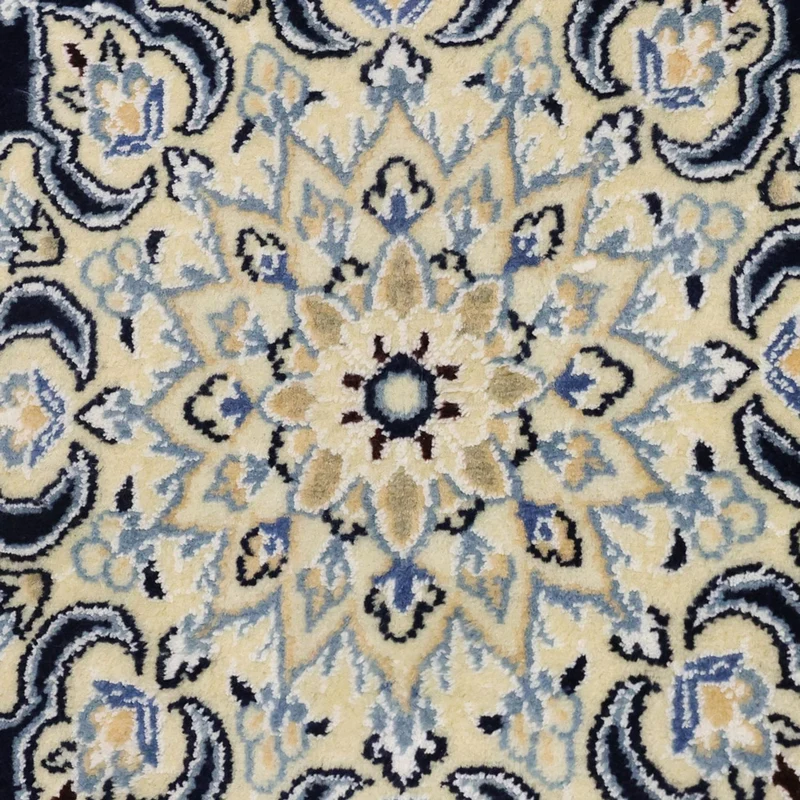 Nain - 9La Teppich 87x152cm - Perserteppich - dunkelblau