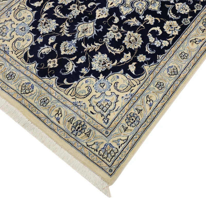 Nain - 9La Teppich 87x152cm - Perserteppich - dunkelblau