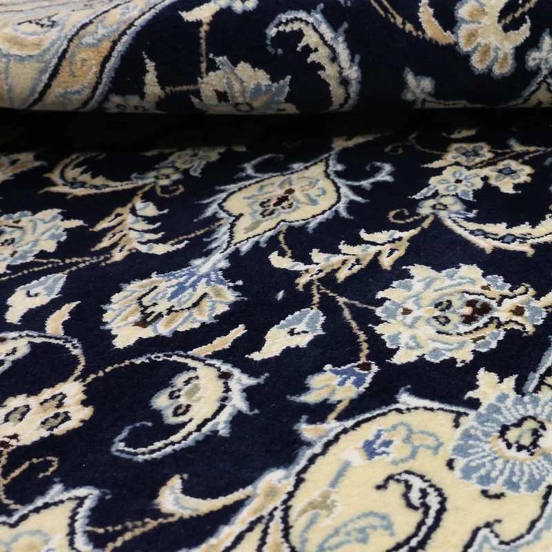 Nain - 9La Teppich 87x152cm - Perserteppich - dunkelblau