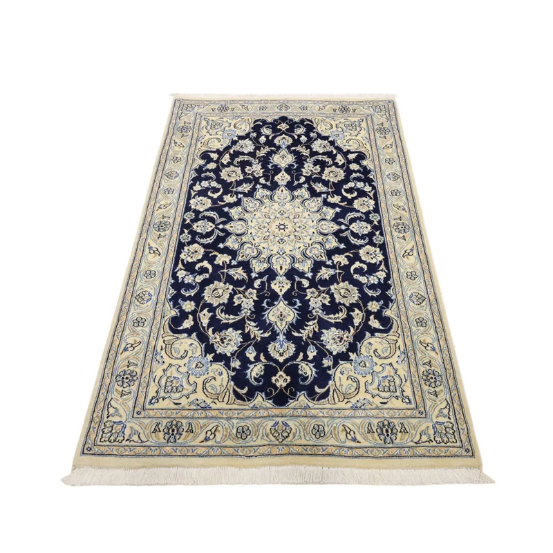 Nain - 9La Teppich 87x152cm - Perserteppich - dunkelblau