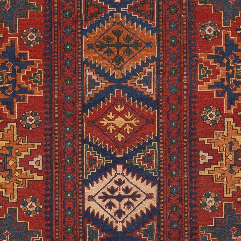 Kelim Afghan Teppich 248x316cm - mehrfarbig