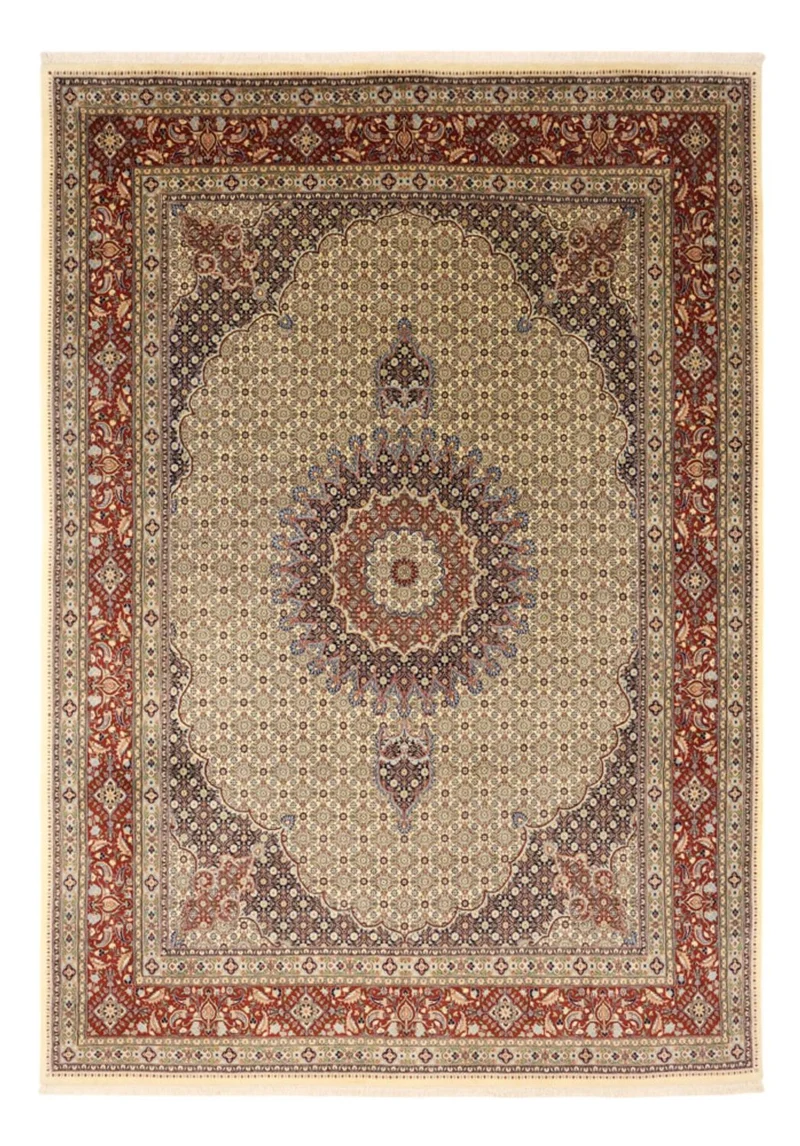 Moud Teppich 242x342cm - Perserteppich - sand