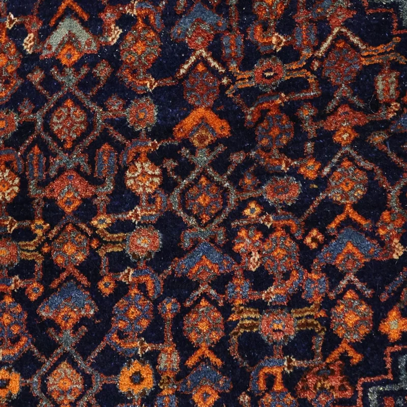 Bidjar Teppich 143x257cm - Perserteppich - dunkelrot