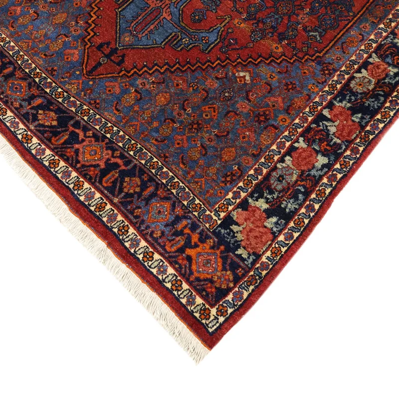 Bidjar Teppich 143x257cm - Perserteppich - dunkelrot