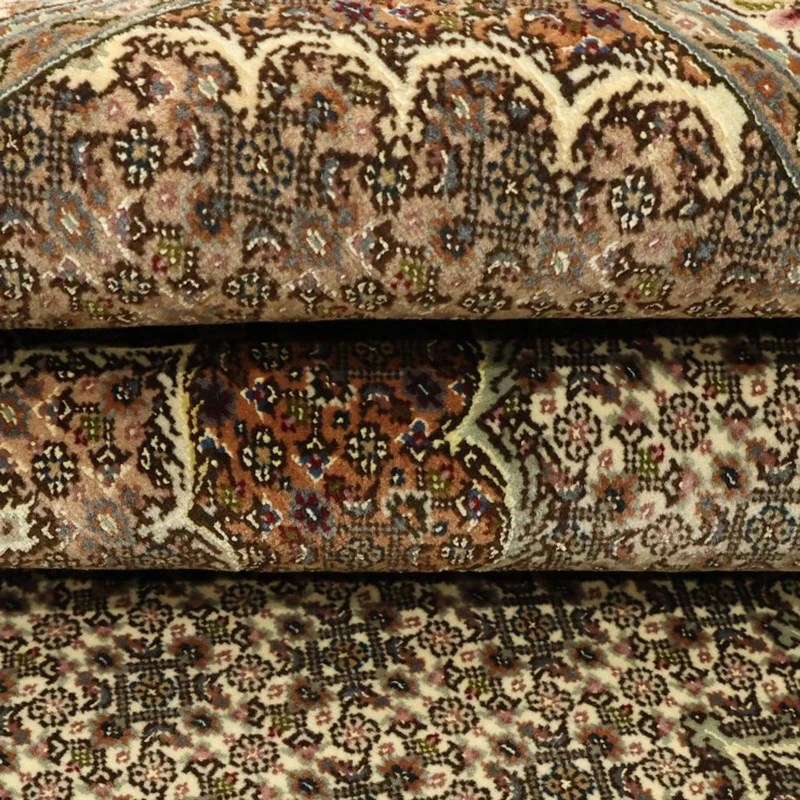 Täbriz - 50 Raj Teppich 154x197cm - Perserteppich - dunkelbeige