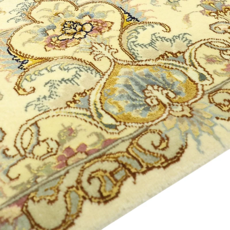 Täbriz - 50 Raj Teppich 148x219cm - Perserteppich - beige