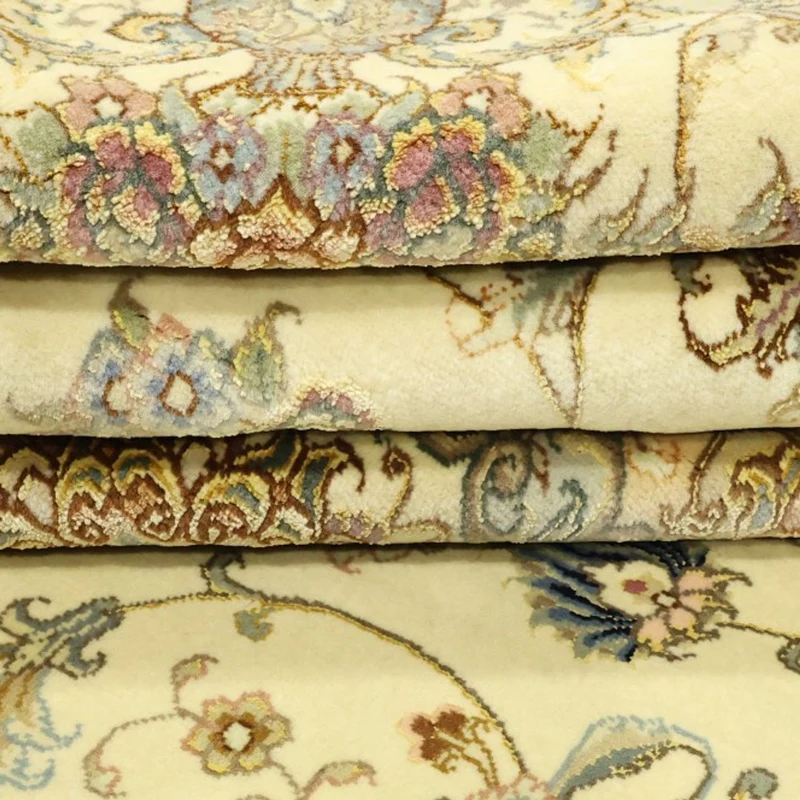 Täbriz - 50 Raj Teppich 148x219cm - Perserteppich - beige