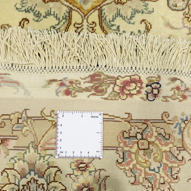 Täbriz - 50 Raj Teppich 148x219cm - Perserteppich - beige