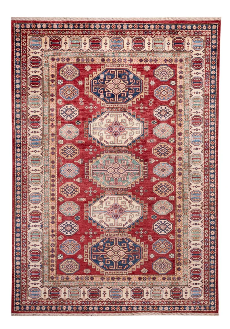 Kazak Teppich 166x229cm - Orientteppich - rot