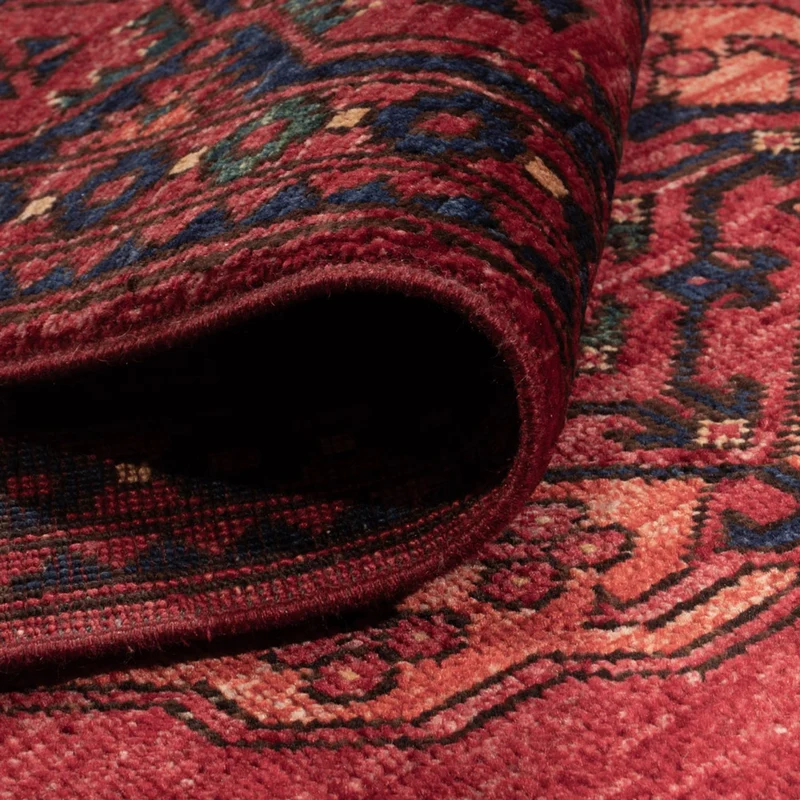 Afghan Teppich - Kunduz - 174 x 241 cm - rot