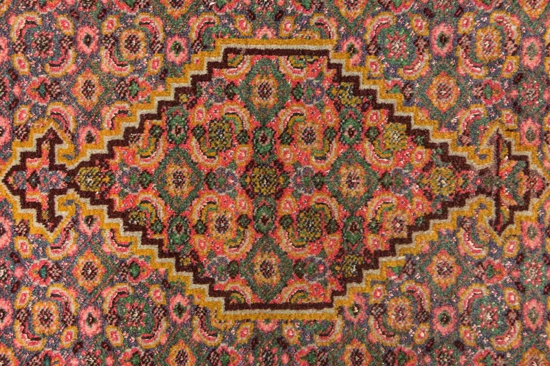 Täbriz - 50 Raj Teppich 73x114cm - Perserteppich - blau