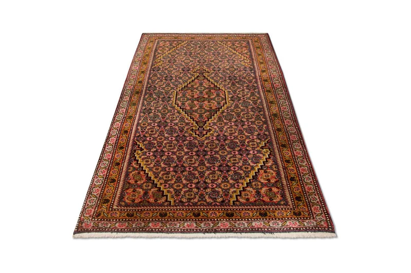 Täbriz - 50 Raj Teppich 73x114cm - Perserteppich - blau