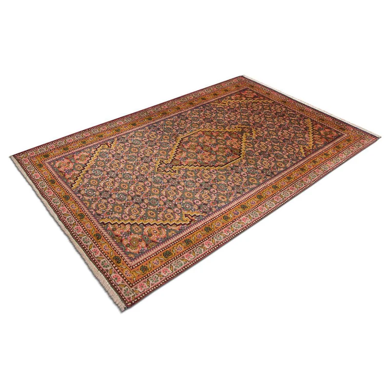 Täbriz - 50 Raj Teppich 74x110cm - Perserteppich - blau