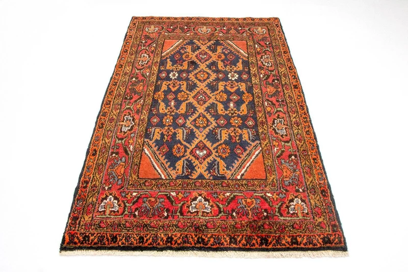 Nahavand Teppich 110x183cm - Perserteppich - orange