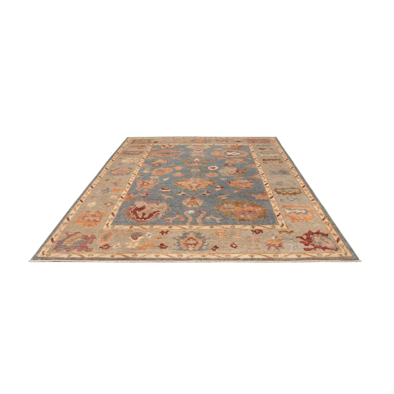 Usak Teppich 242x332cm - Orientteppich - blau