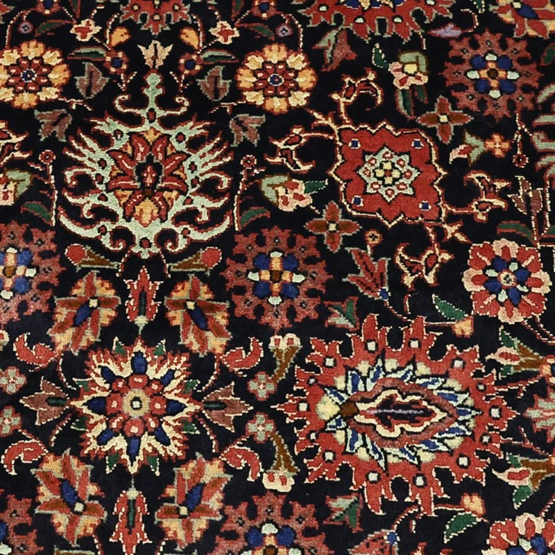 Bidjar Teppich 132x208cm - Perserteppich - dunkelblau