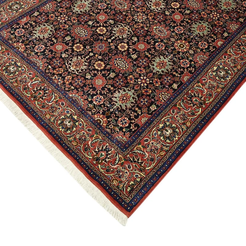 Bidjar Teppich 132x208cm - Perserteppich - dunkelblau