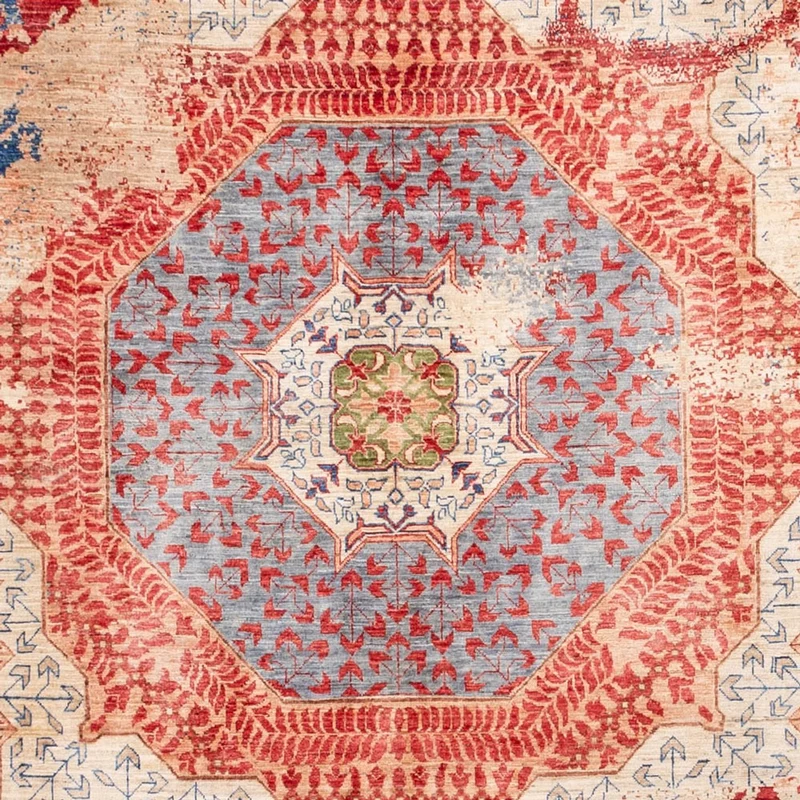 Designer Teppich 200x298cm - mehrfarbig