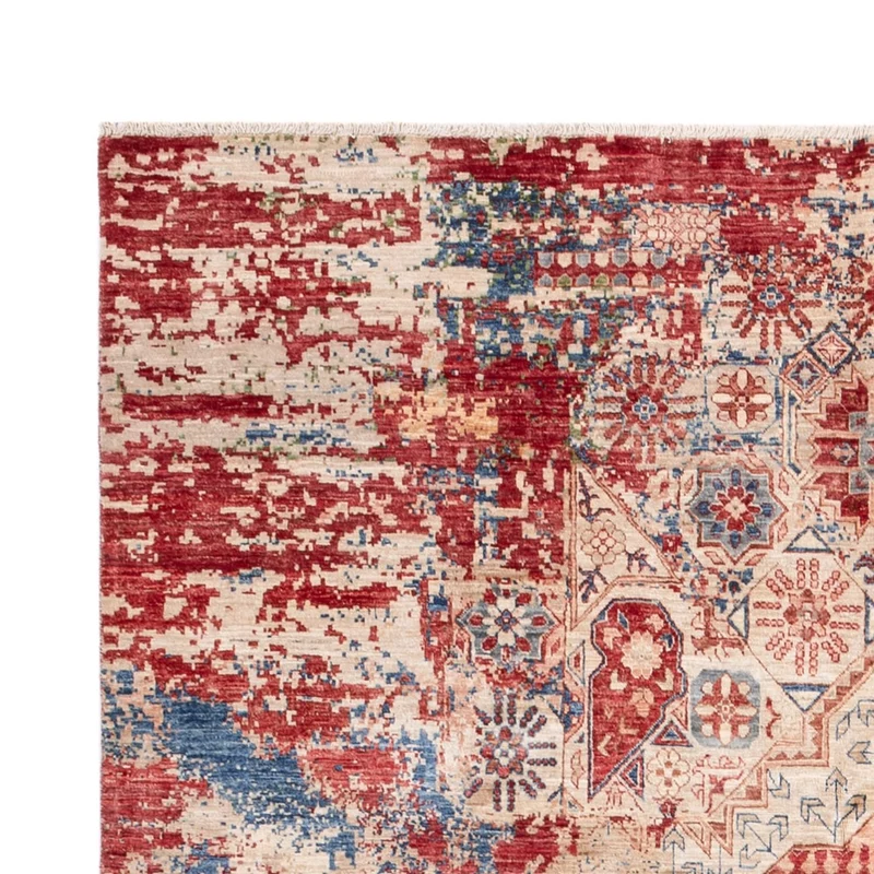 Designer Teppich 200x298cm - mehrfarbig