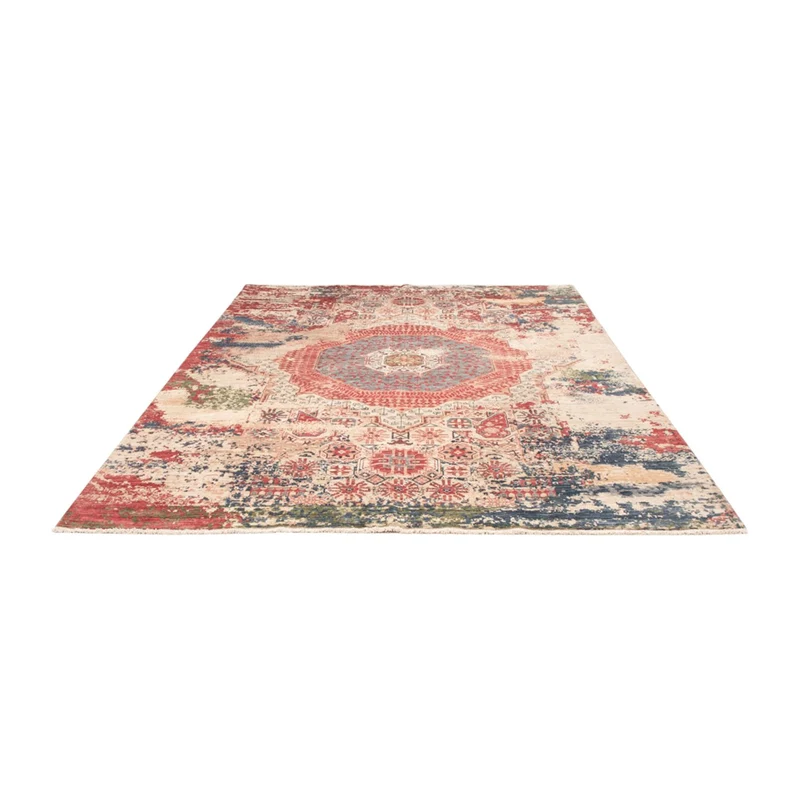 Designer Teppich 200x298cm - mehrfarbig