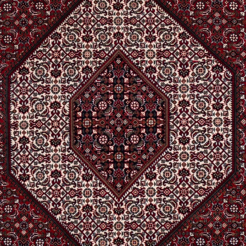 Indo Bidjar Teppich 251x304cm - Orientteppich - dunkelrot