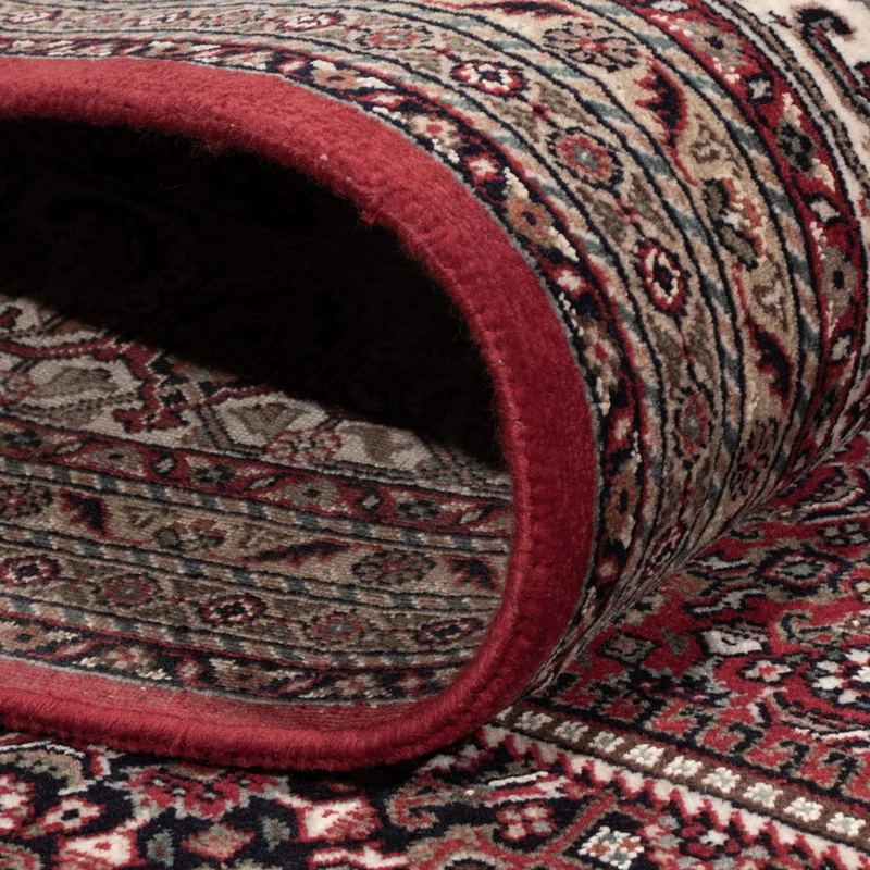 Indo Bidjar Teppich 251x304cm - Orientteppich - dunkelrot