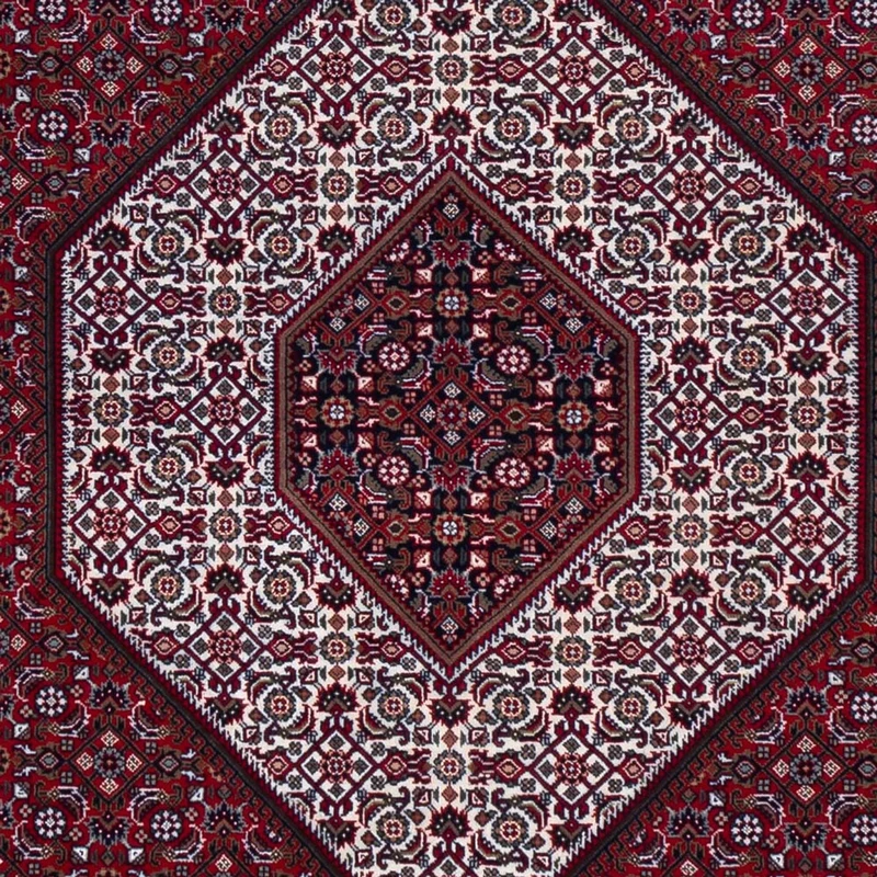 Indo Bidjar Teppich 251x305cm - Orientteppich - dunkelrot