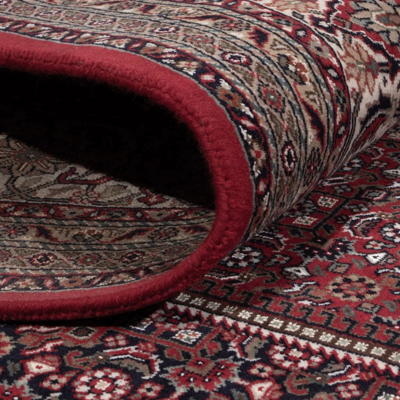Indo Bidjar Teppich 251x305cm - Orientteppich - dunkelrot