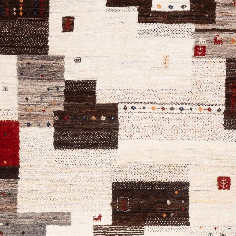Indo Loribaft Teppich 244x299cm - Wollteppich - mehrfarbig