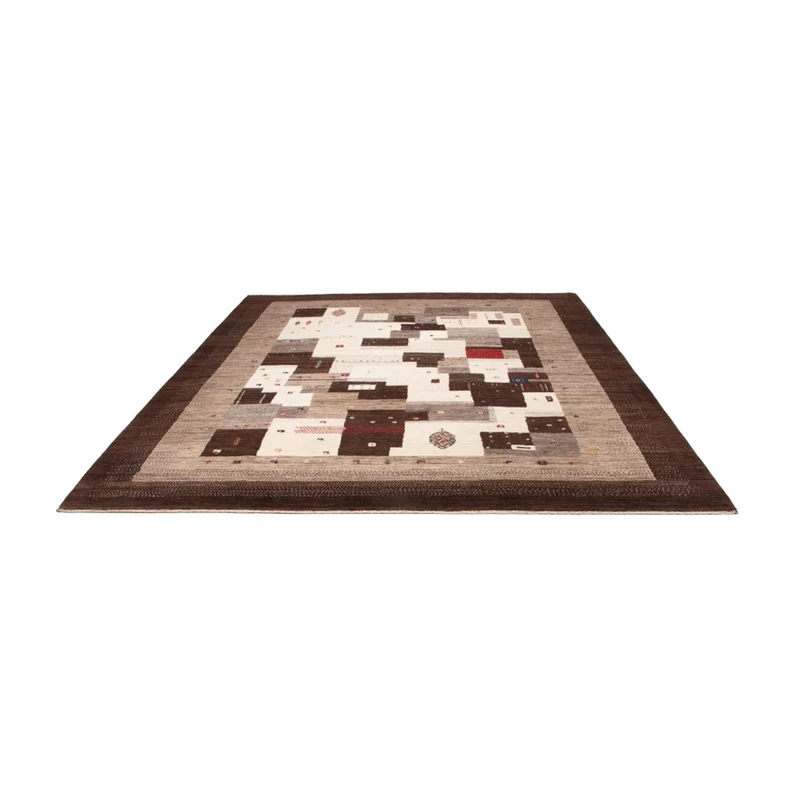Indo Loribaft Teppich 244x299cm - Wollteppich - mehrfarbig