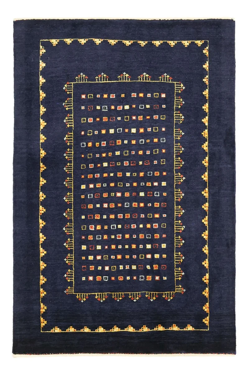 Kaschkuli Teppich 81x119cm - Perserteppich - dunkelblau