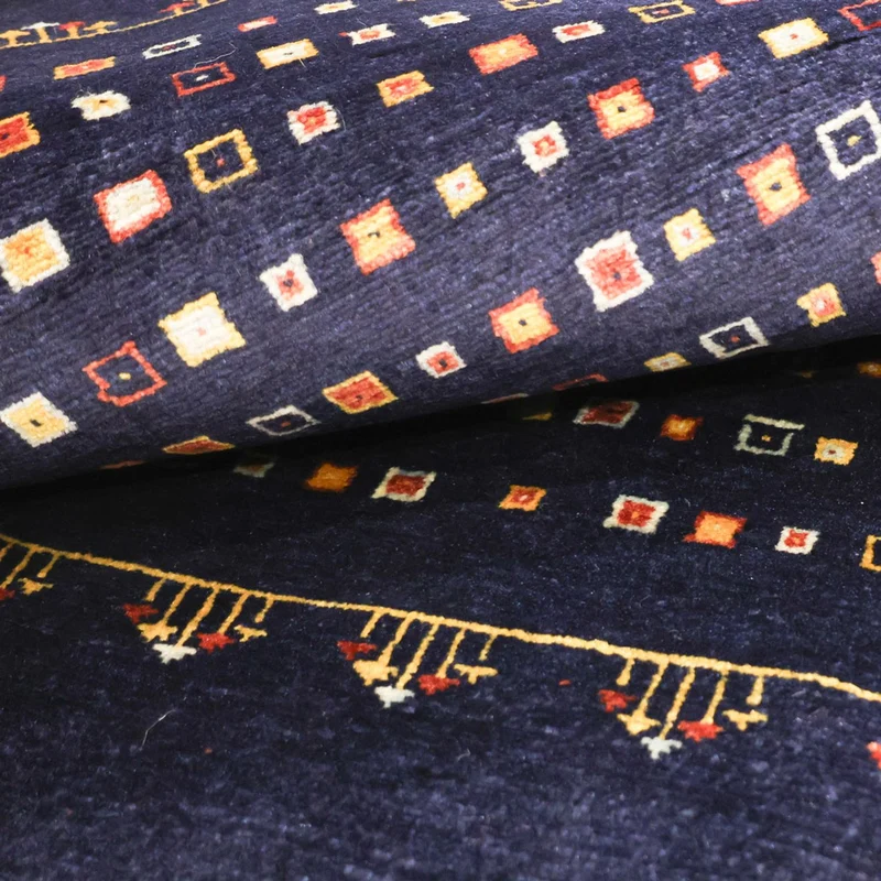 Kaschkuli Teppich 81x119cm - Perserteppich - dunkelblau
