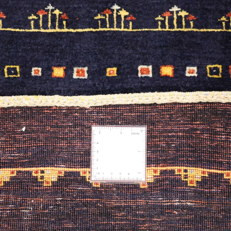Kaschkuli Teppich 81x119cm - Perserteppich - dunkelblau