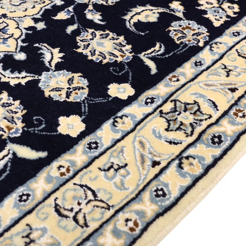 Nain - 9La Teppich 88x137cm - Perserteppich - dunkelblau