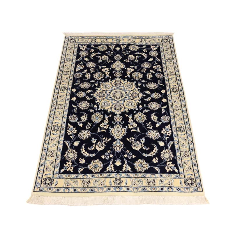 Nain - 9La Teppich 88x137cm - Perserteppich - dunkelblau