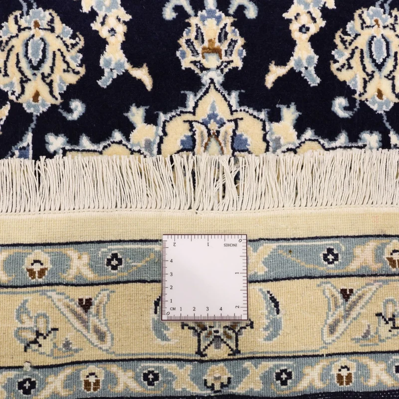 Nain - 9La Teppich 88x137cm - Perserteppich - dunkelblau