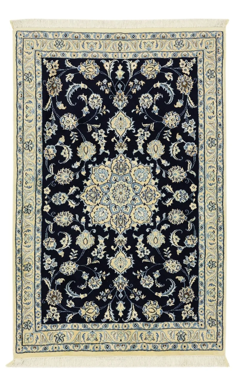 Nain - 9La Teppich 86x136cm - Perserteppich - dunkelblau