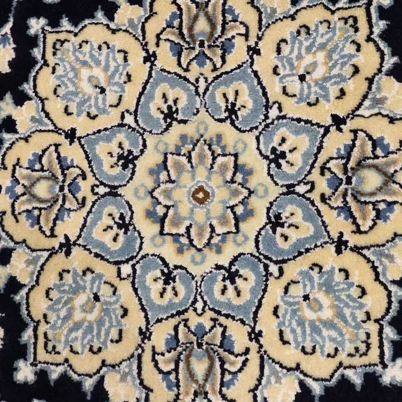 Nain - 9La Teppich 86x136cm - Perserteppich - dunkelblau