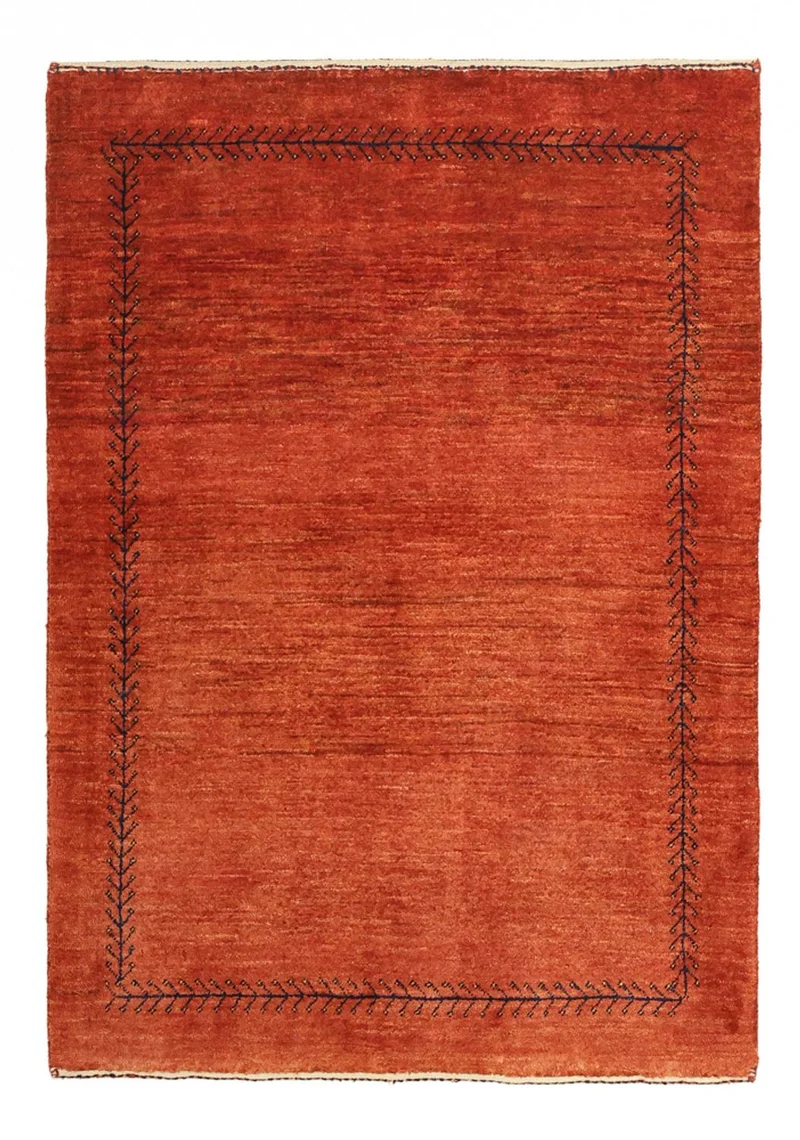 Loribaft Teppich Perser 82x115cm - Orientteppich - dunkelrot